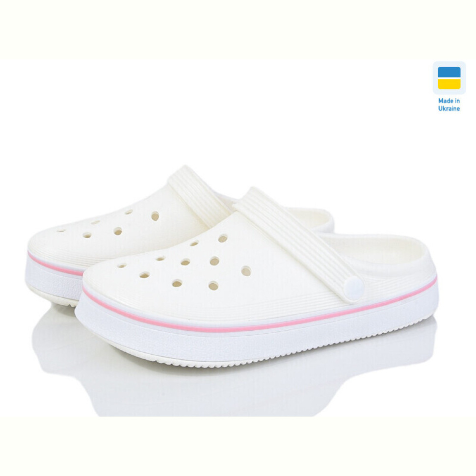 Кроксы Golden Lion 4001 молочний