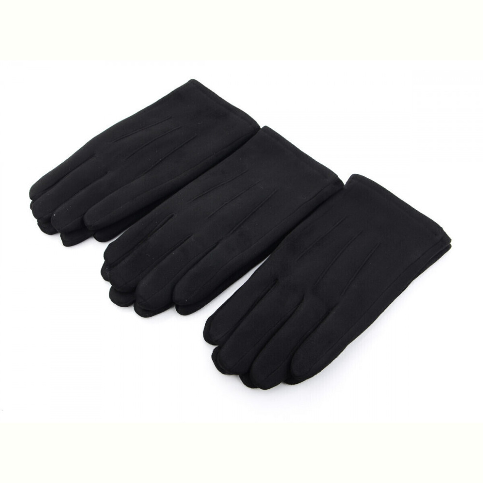 Перчатки RuBi F03М замш black