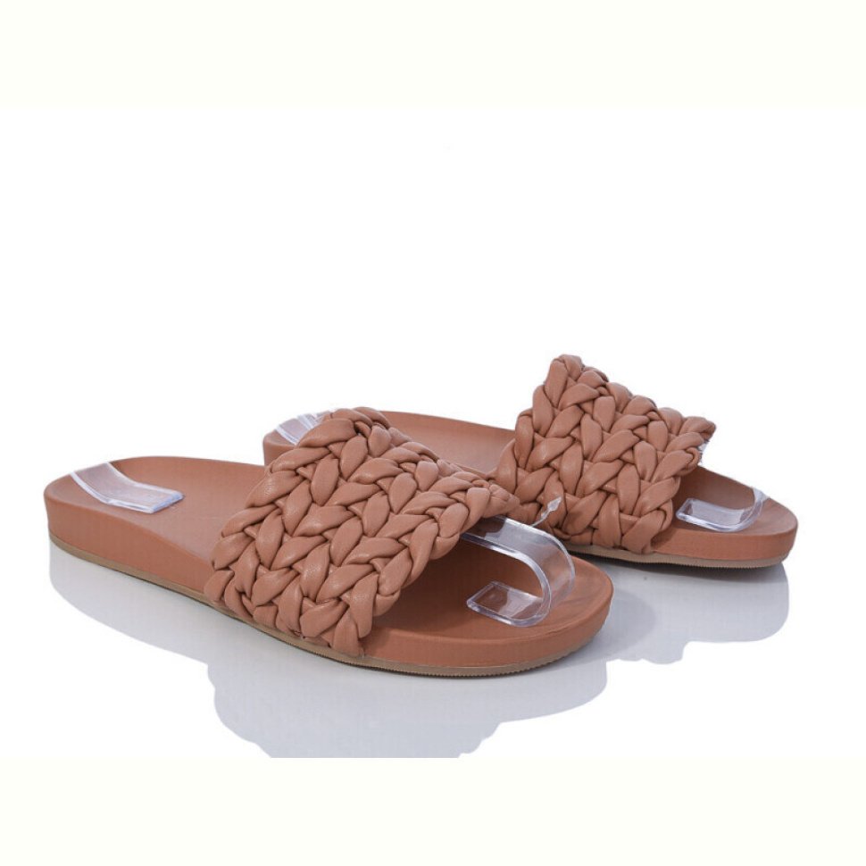 Шлепки LOOK STOCK 17730 brown