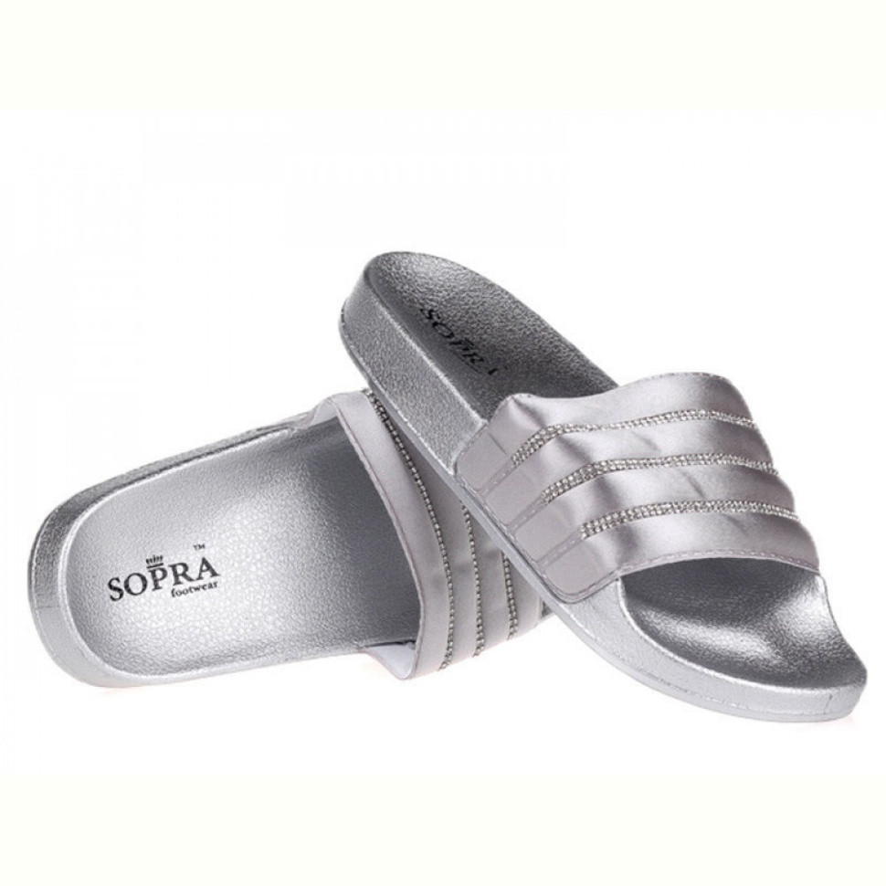Шлепки Prime-Opt Prime 152490 срібний