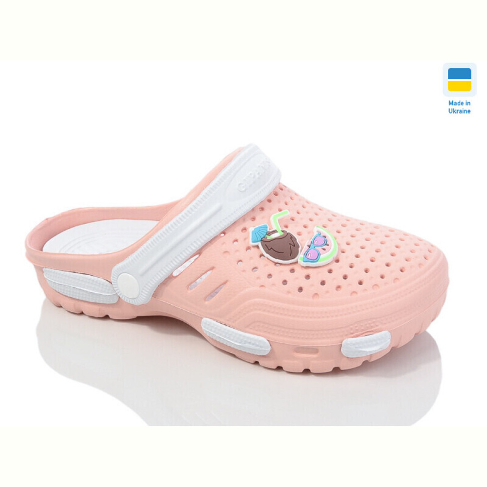 Кроксы Inblue CD48 персик білий