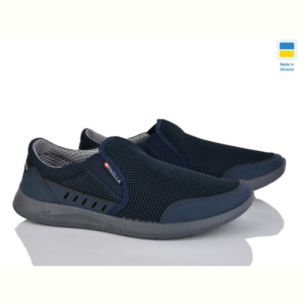 Слипоны Lvovbaza Paolla А1 сітка синій