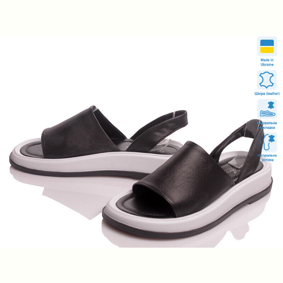 Босоножки Prime-Opt VARTAN 1373 чорний Босоножки Prime-Opt VARTAN 1373 чорний