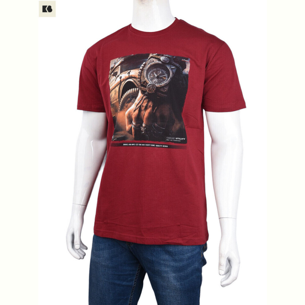 Футболка BIG 3707-113-6 bordo