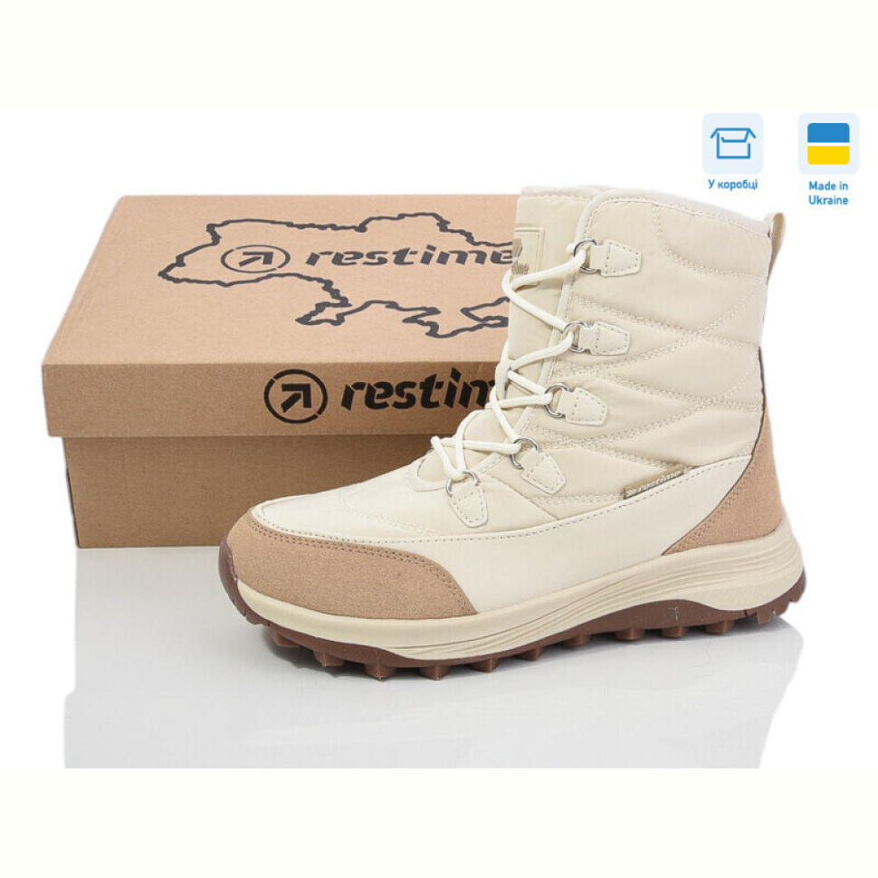 Ботинки Restime AWZ24305 beige