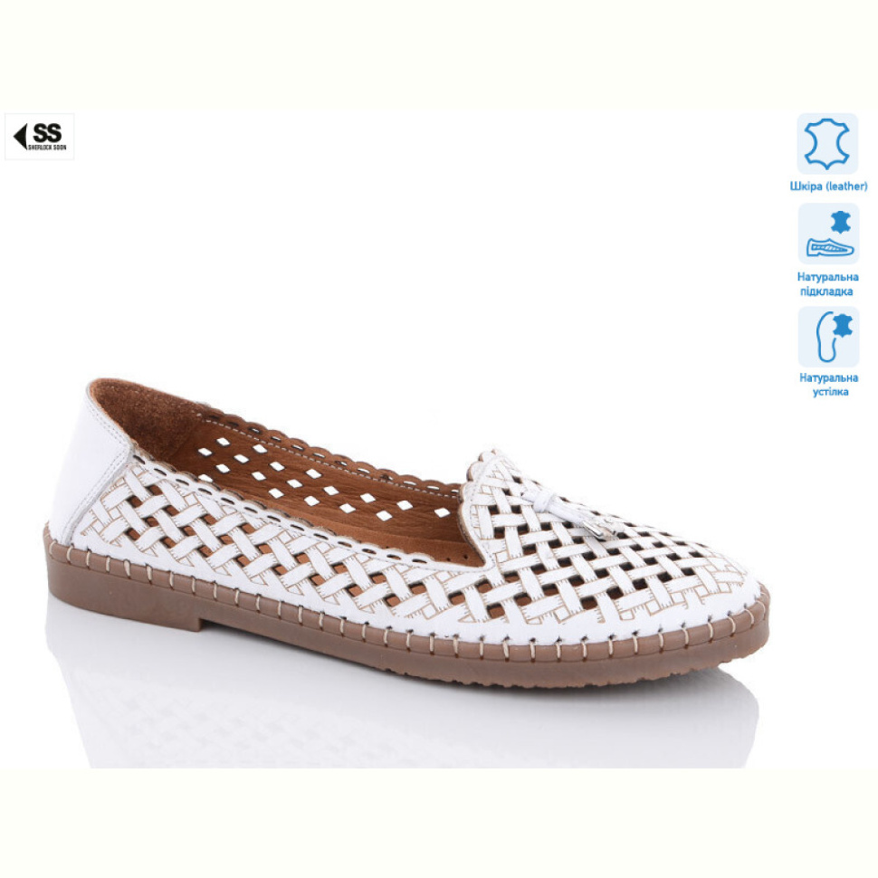 Туфли SHERLOCK SOON 18-1619 white