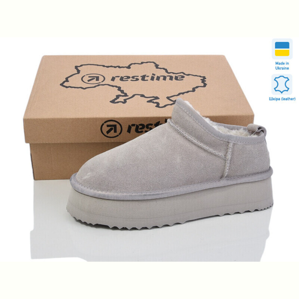 Угги Restime YWZ24451 grey