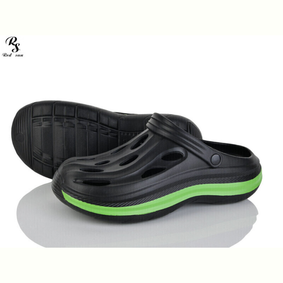 Кроксы Red Sun 802 black-green