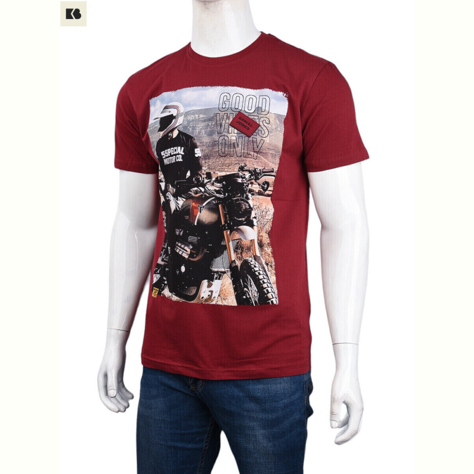 Футболка BIG 3707-091-2 bordo