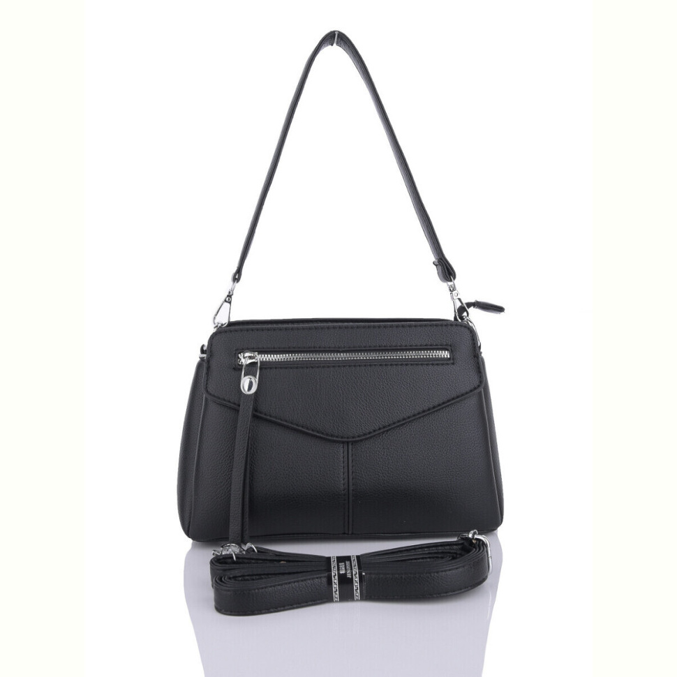 Сумка Sheng Ma-Lusha 66050 black (10x17x25)