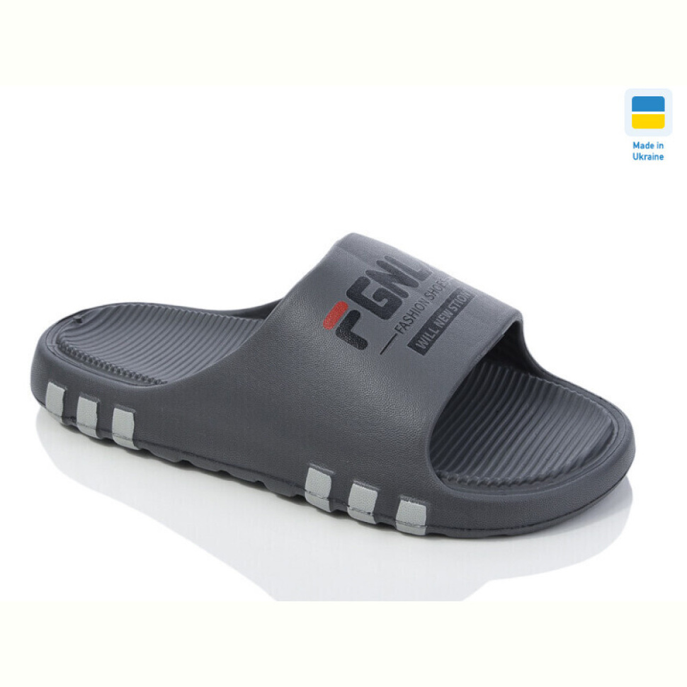 Шлепки DeMur DS710 сірий