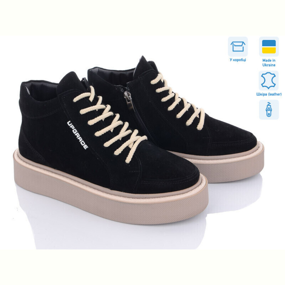 Ботинки A.N.I.One 07070-39 черн замш