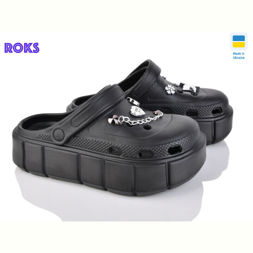Кроксы Roks 152-9015 чорний