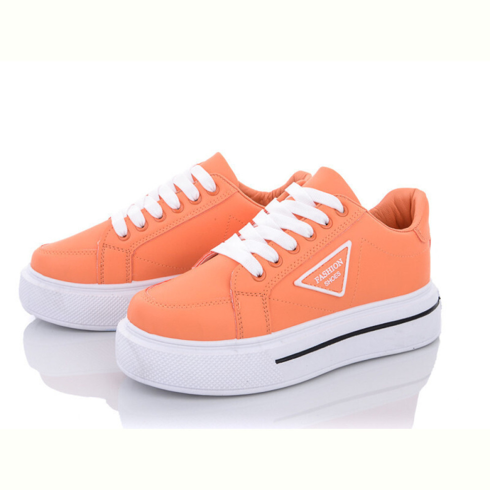 Кроссовки Violeta 177-25 orange-white