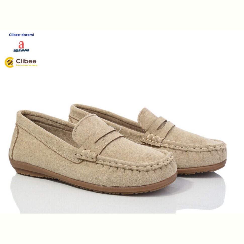 Мокасины Clibee-Doremi N641 beige Мокасины Clibee-Doremi N641 beige