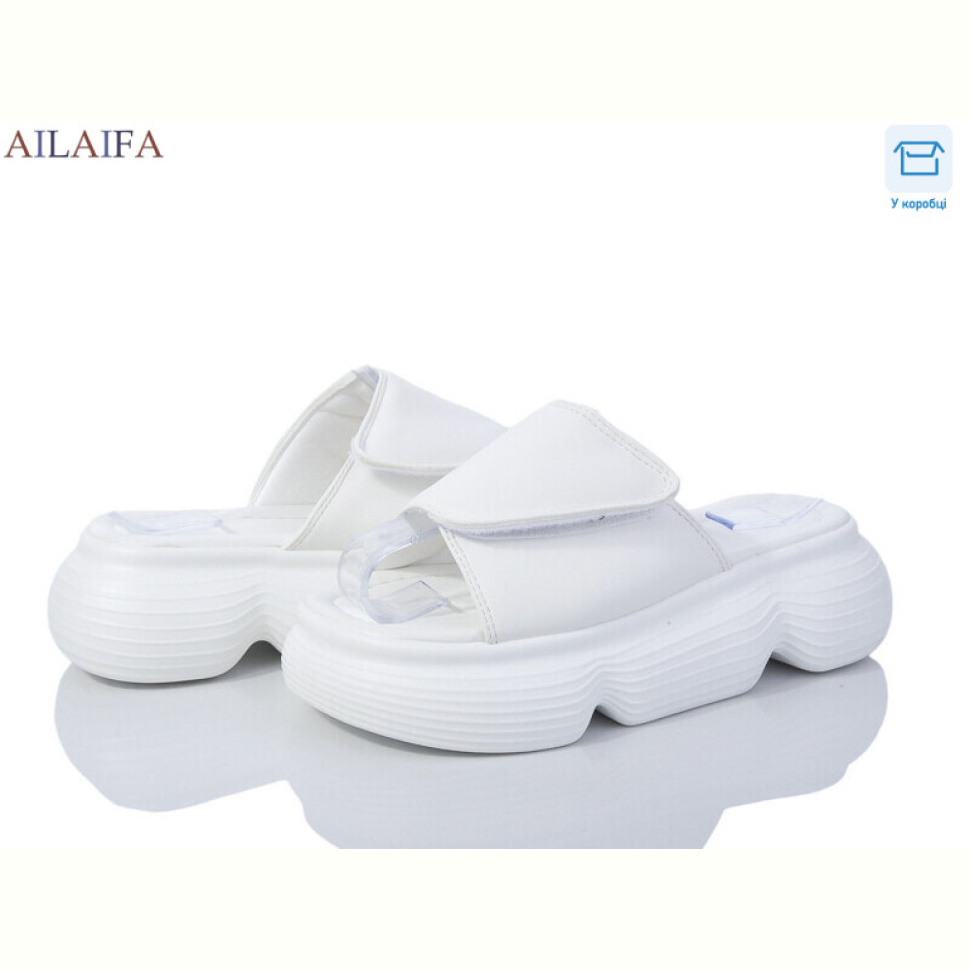 Шлепки Ailaifa 7050 white Шлепки Ailaifa 7050 white