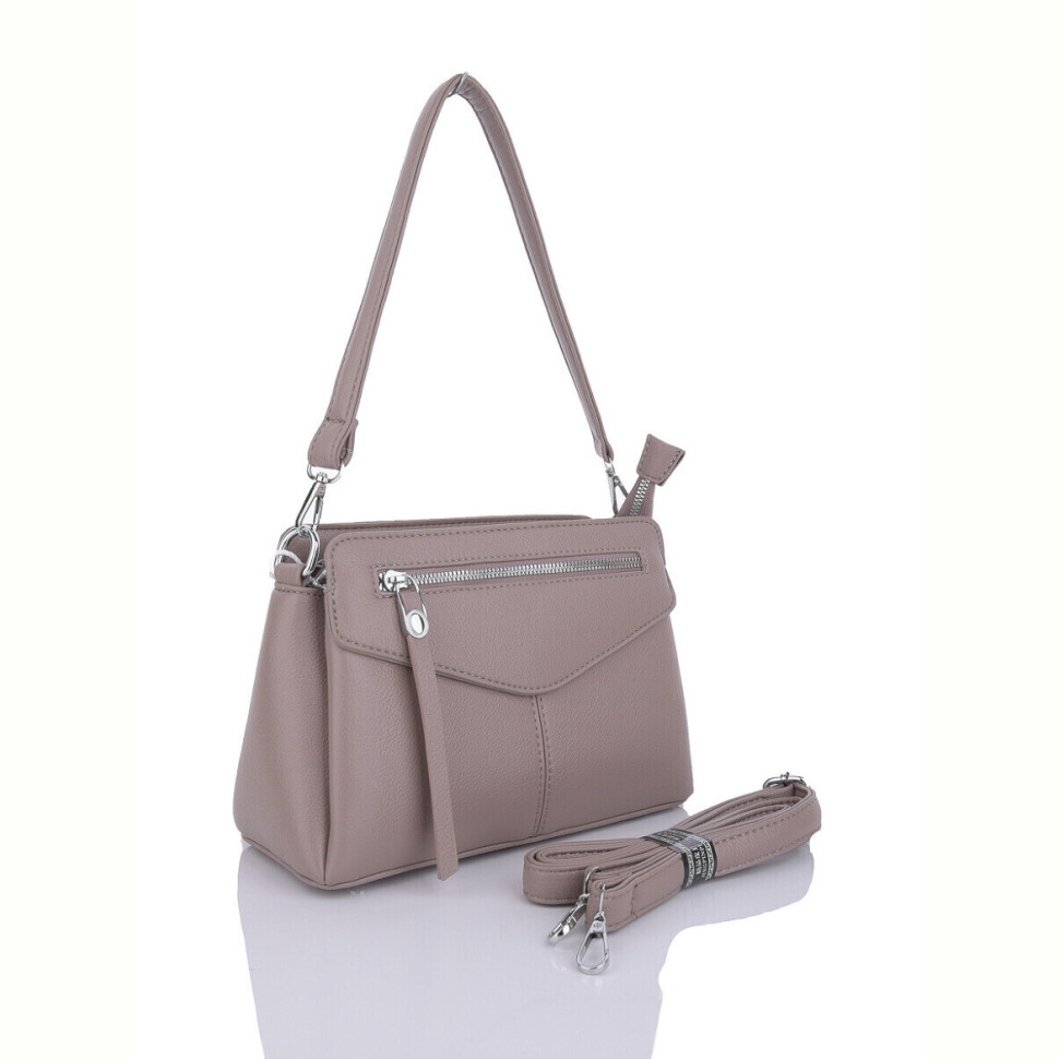 Сумка Sheng Ma-Lusha 66050 brown (10x17x25)