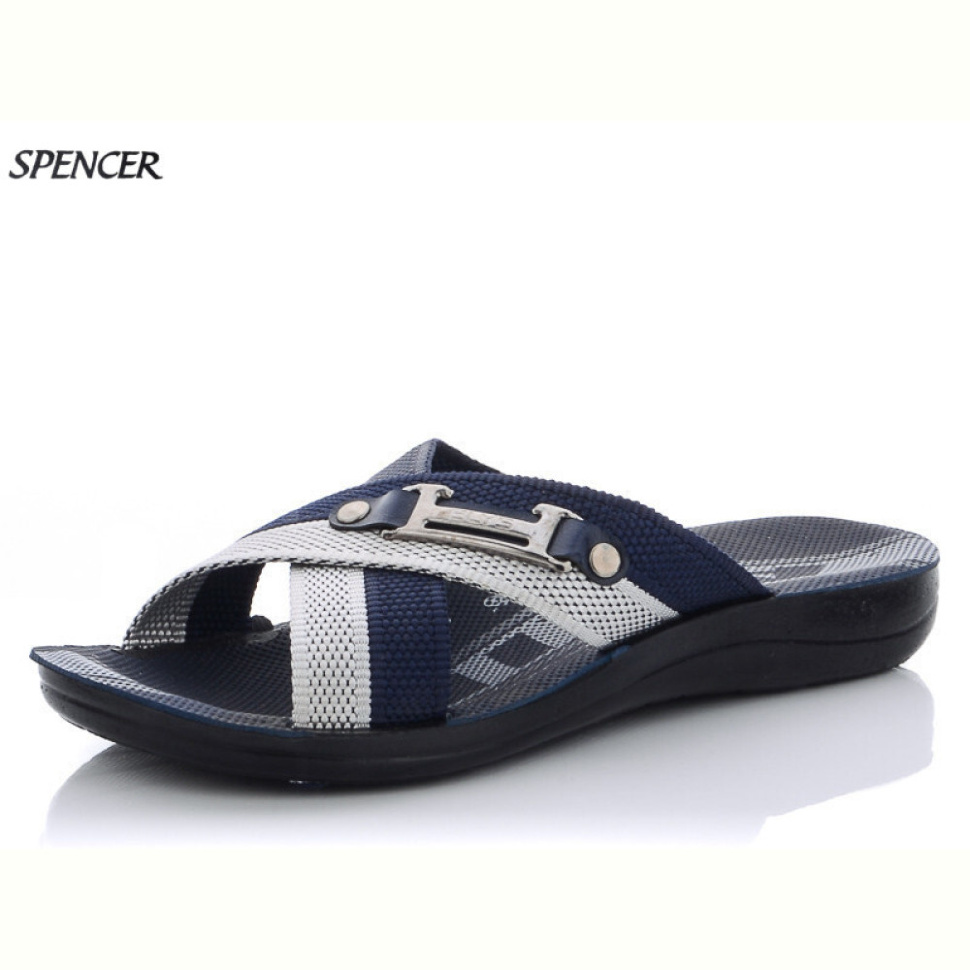 Шлепки Spencer 007 синий
