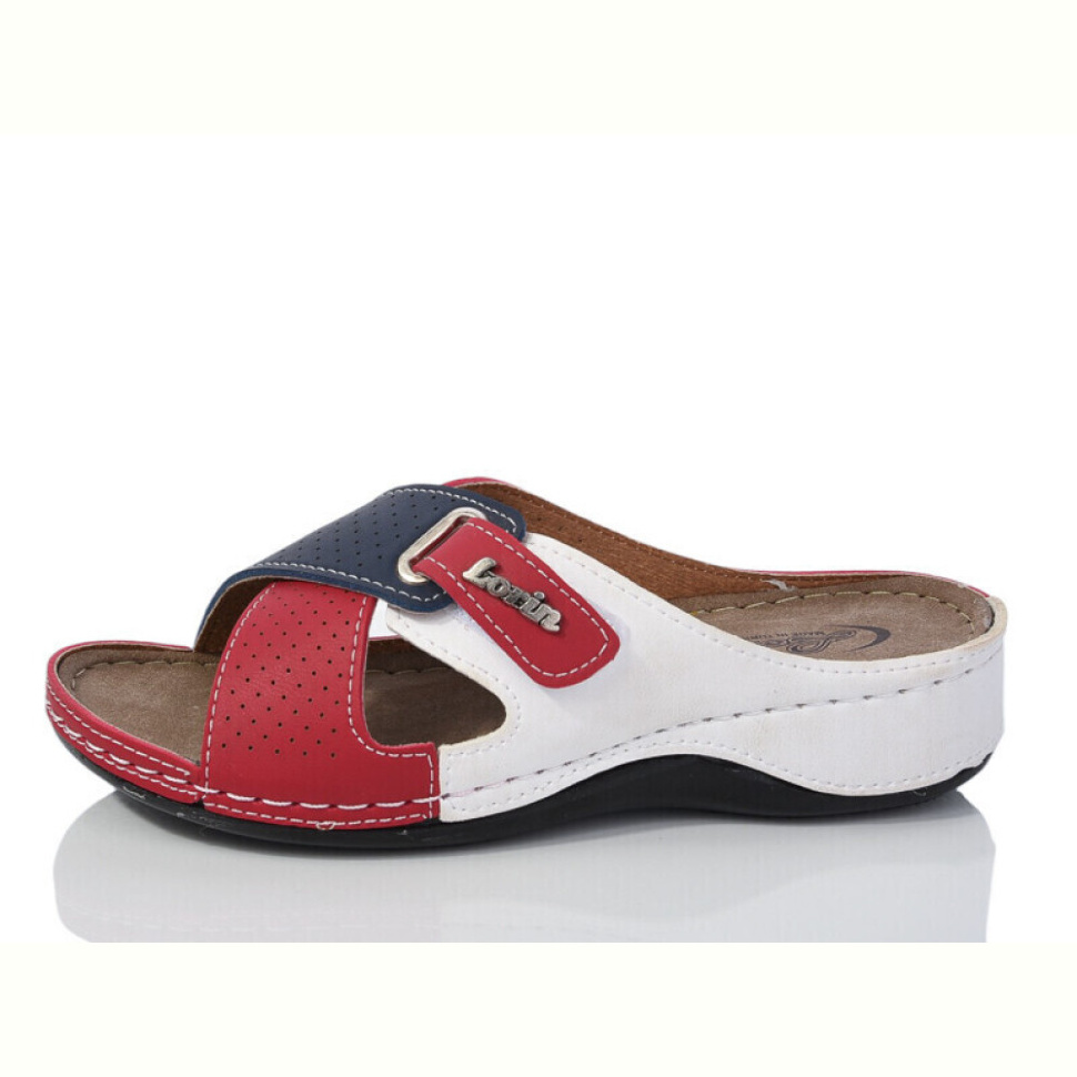 Шлепки Sali-2 D106 red-white Шлепки Sali-2 D106 red-white