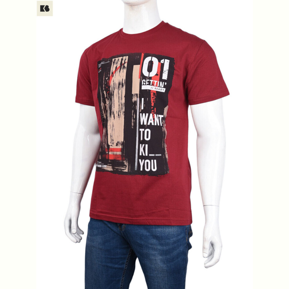 Футболка BIG 3707-110-4 bordo