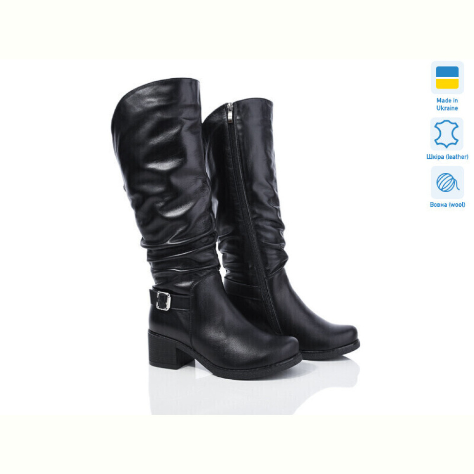Сапоги Prime-Opt Sofi Stails ВЛАДА 4054 чорна шкіра (6)