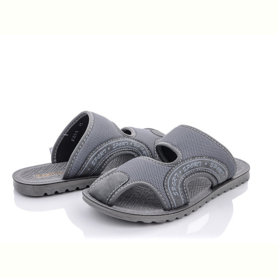 Шлепки Violeta M201-4 grey