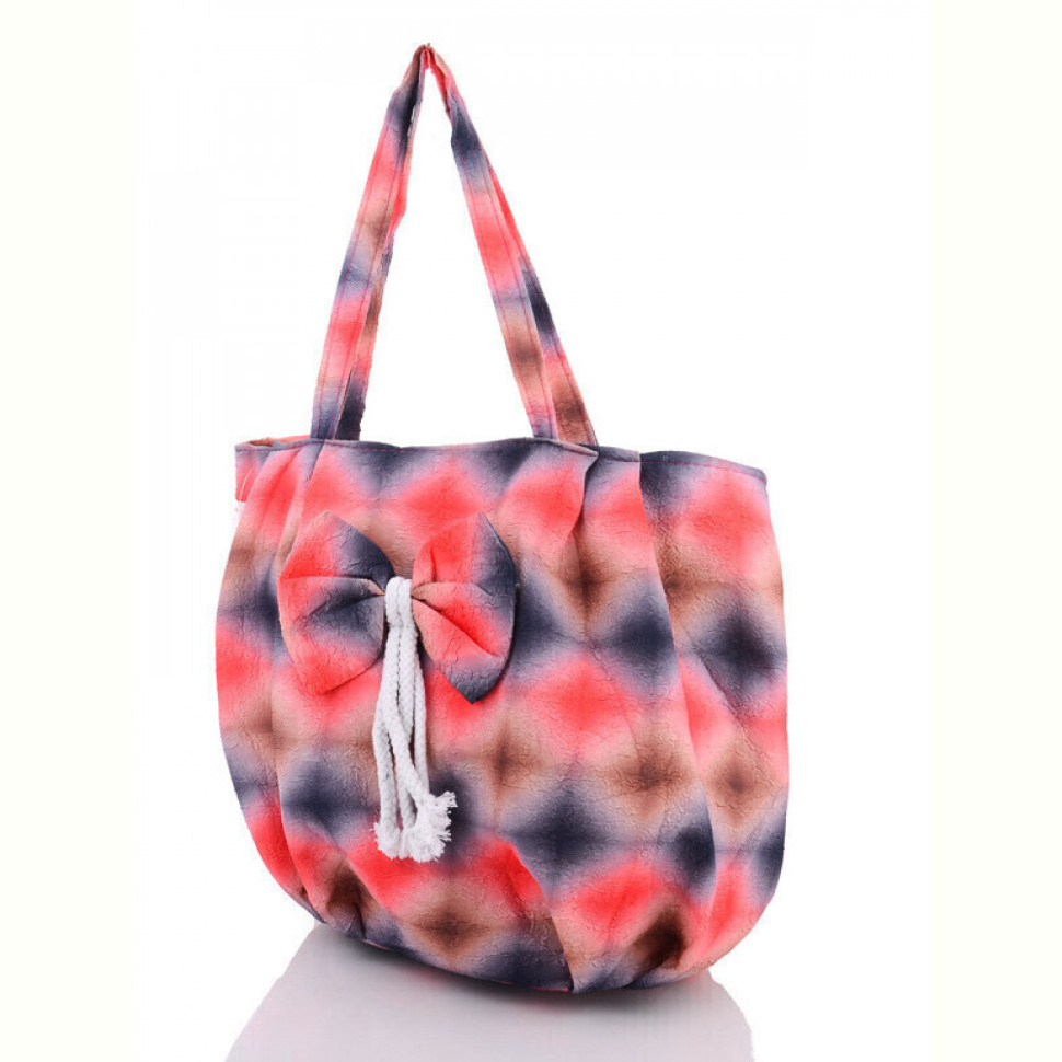 Сумка Obuvok 13-30 коричнево-червоно-чорний (01947)