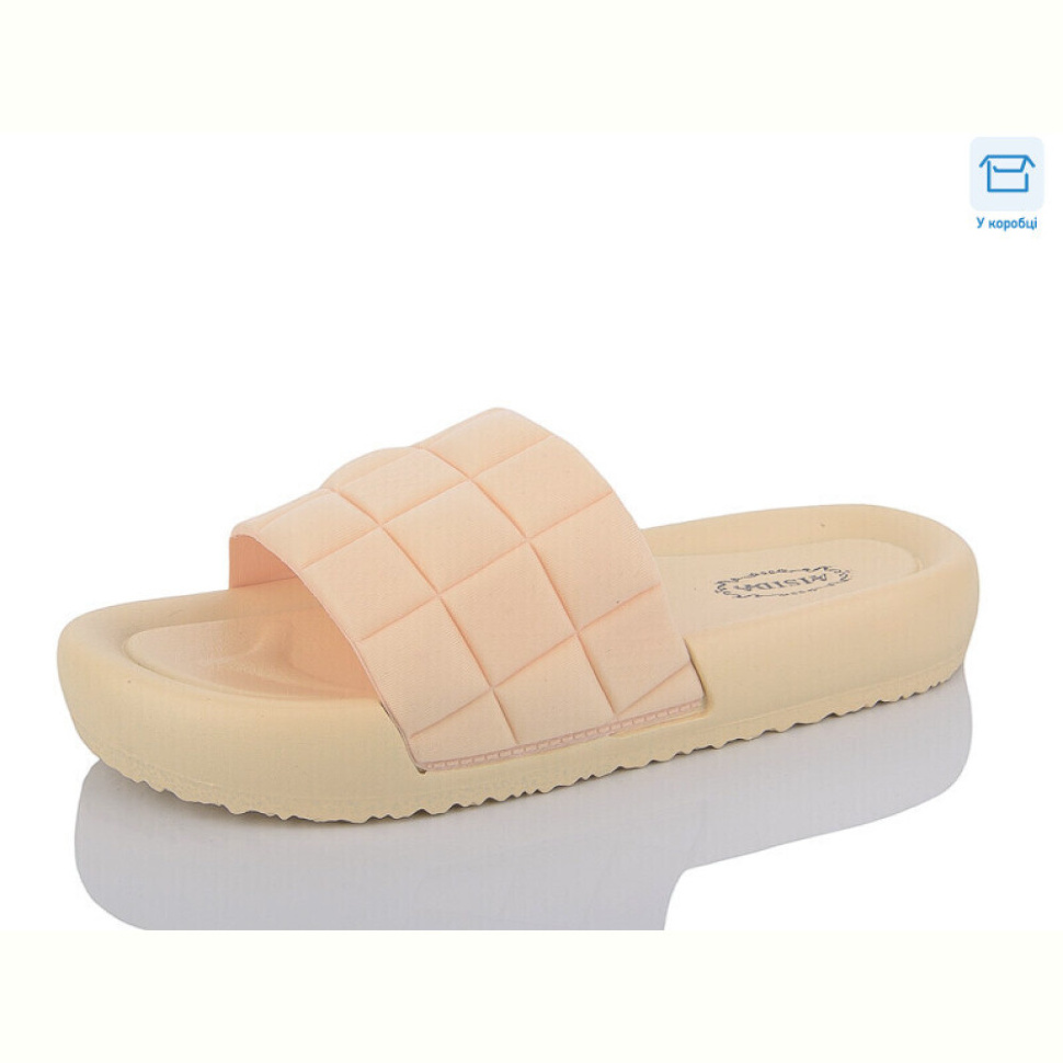 Шлепки Hongquan X43 beige