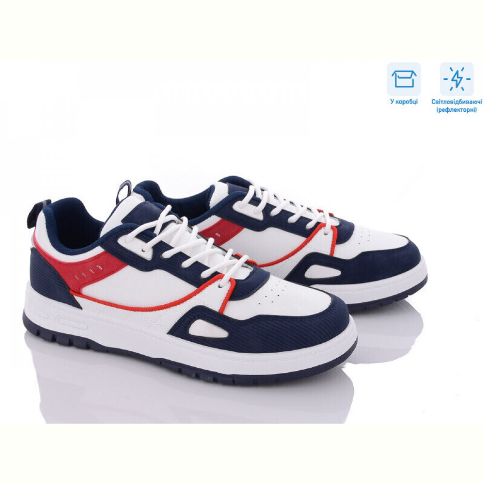 Кроссовки BDDS LL106 white-red-blue