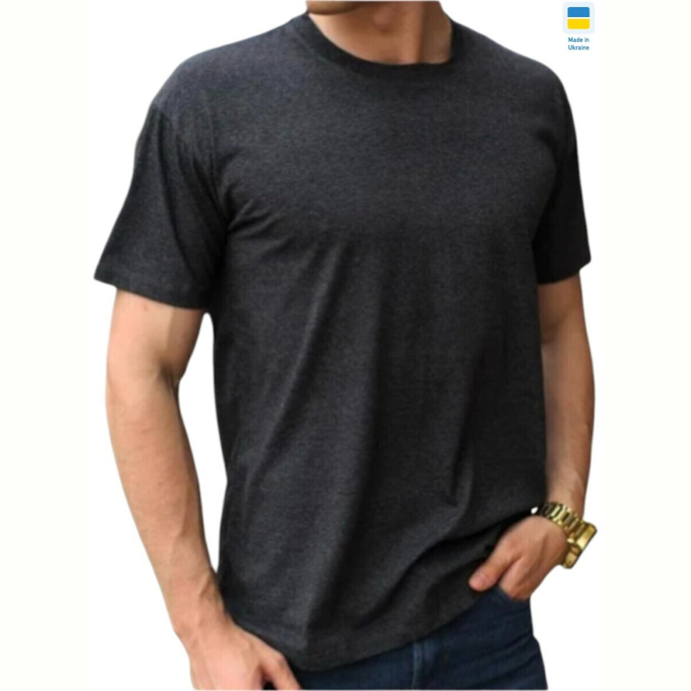 Футболка Riza 003 т.сірий