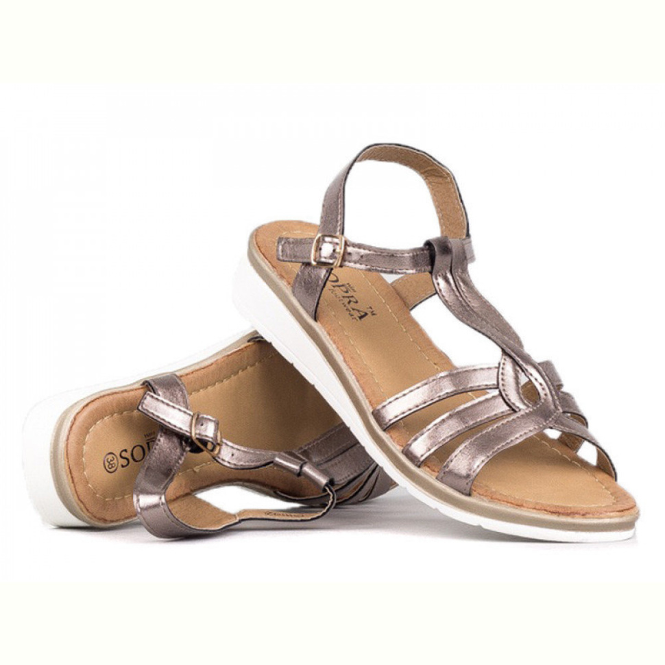 Босоножки Prime-Opt Prime 143713 бронзовий