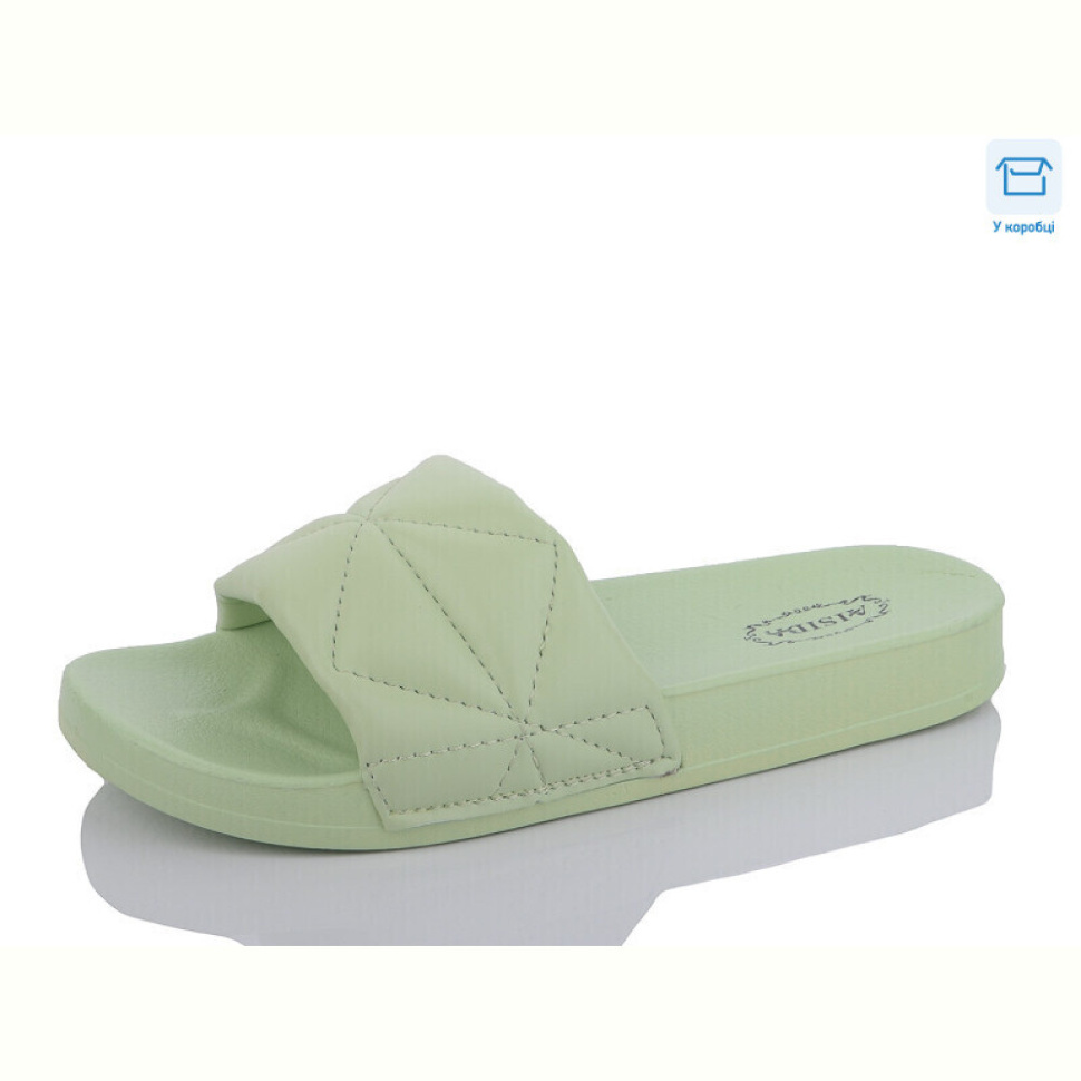 Шлепки Hongquan X42 green