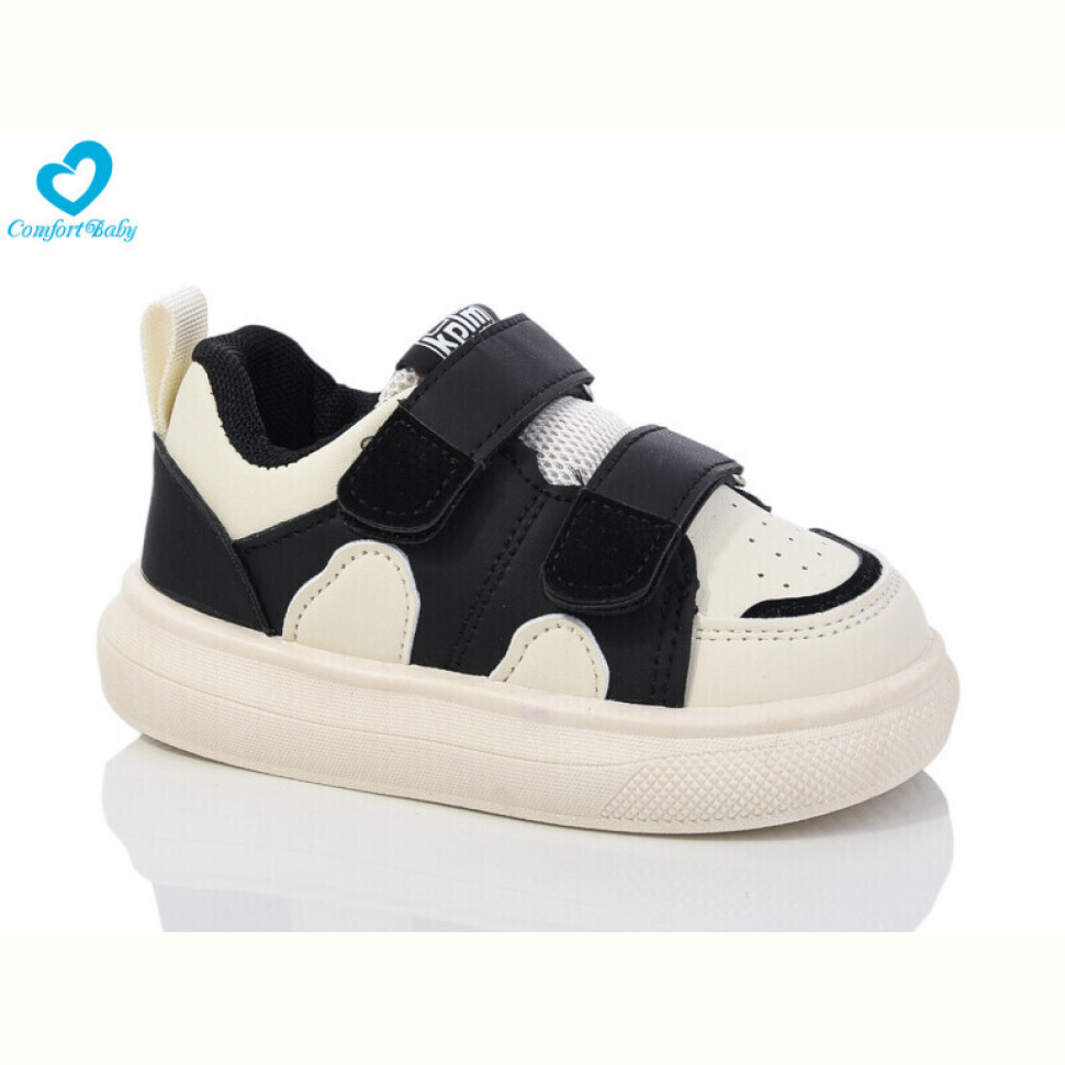 Кроссовки Comfort-baby 7199-1 біло-чорний