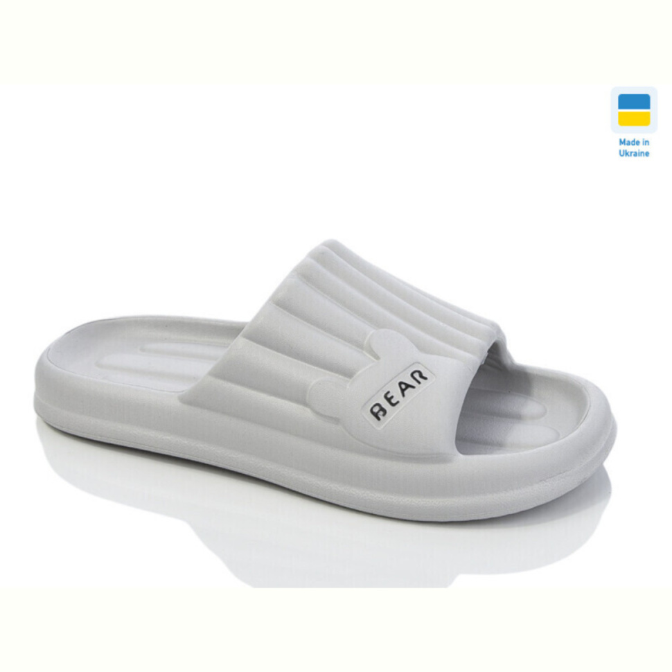 Шлепки Inblue 111 bear сірий