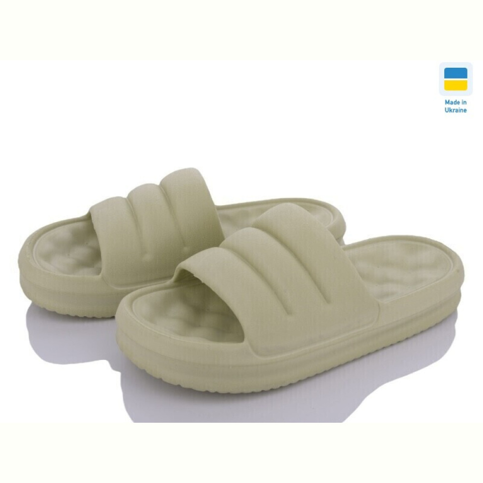 Шлепки Golden Lion 136 олива