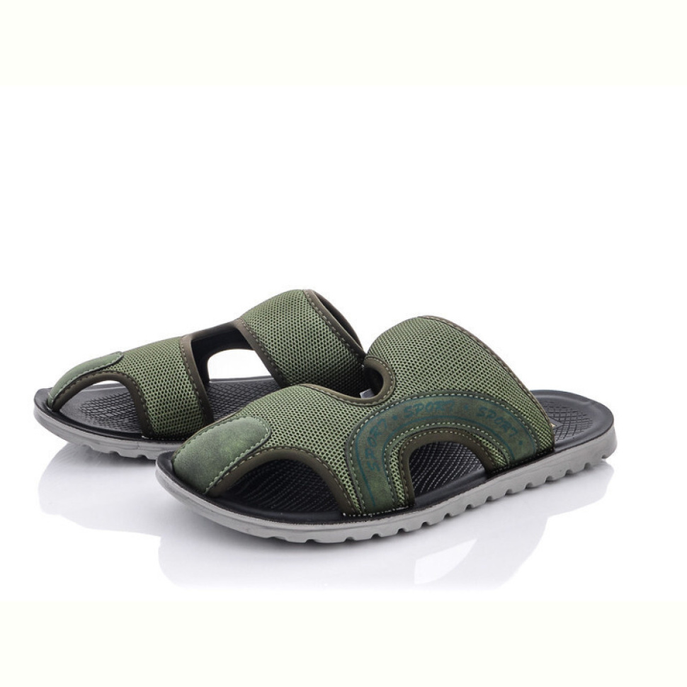 Шлепки Violeta M201-4 army green