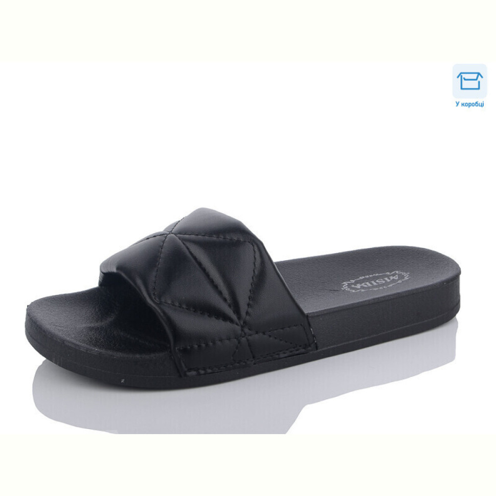 Шлепки Hongquan X42 black