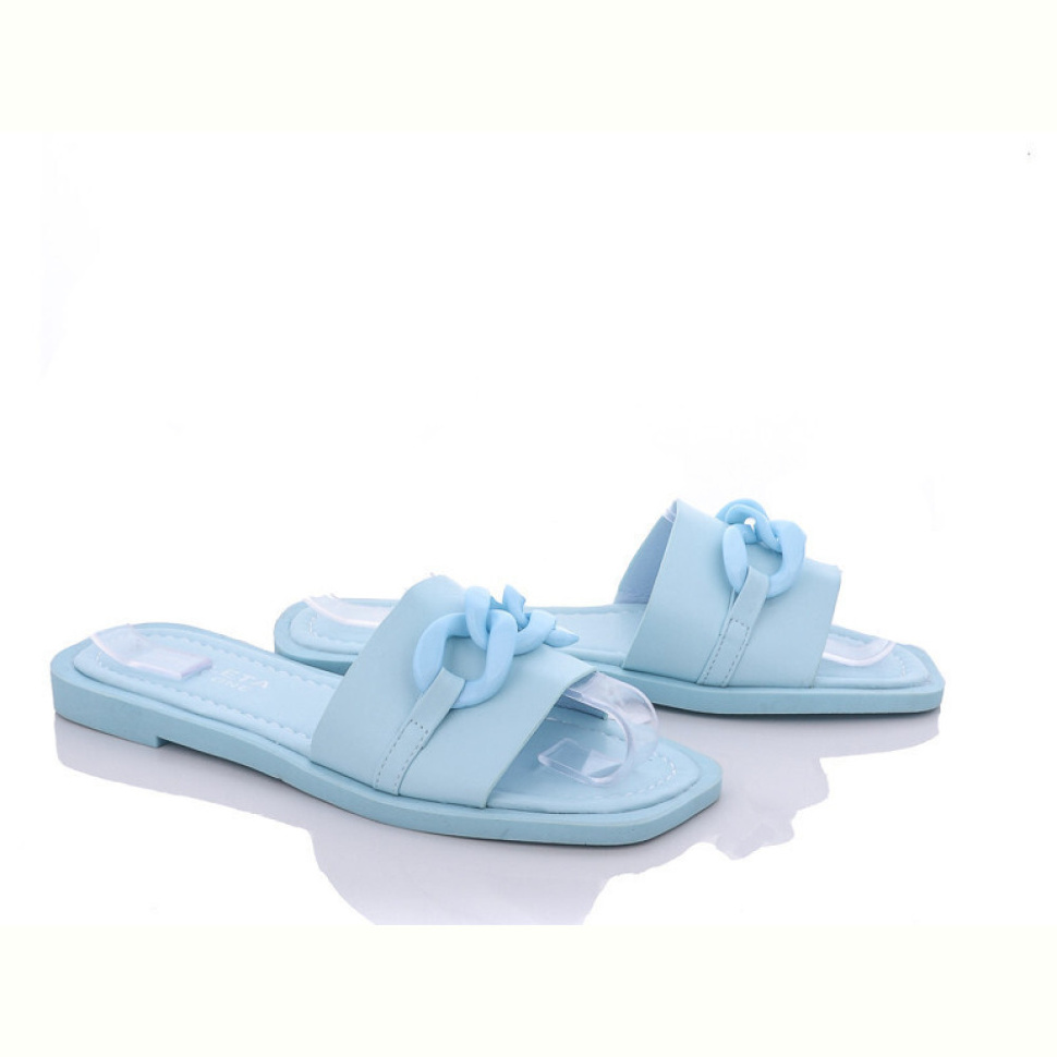 Шлепки Violeta 197-121 blue