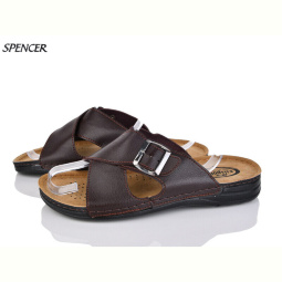 Шлепки Spencer 001-2 коричневий