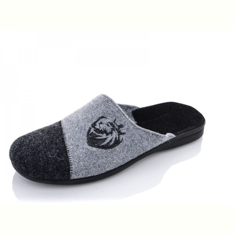 Тапки Inblue S25 войлок серый