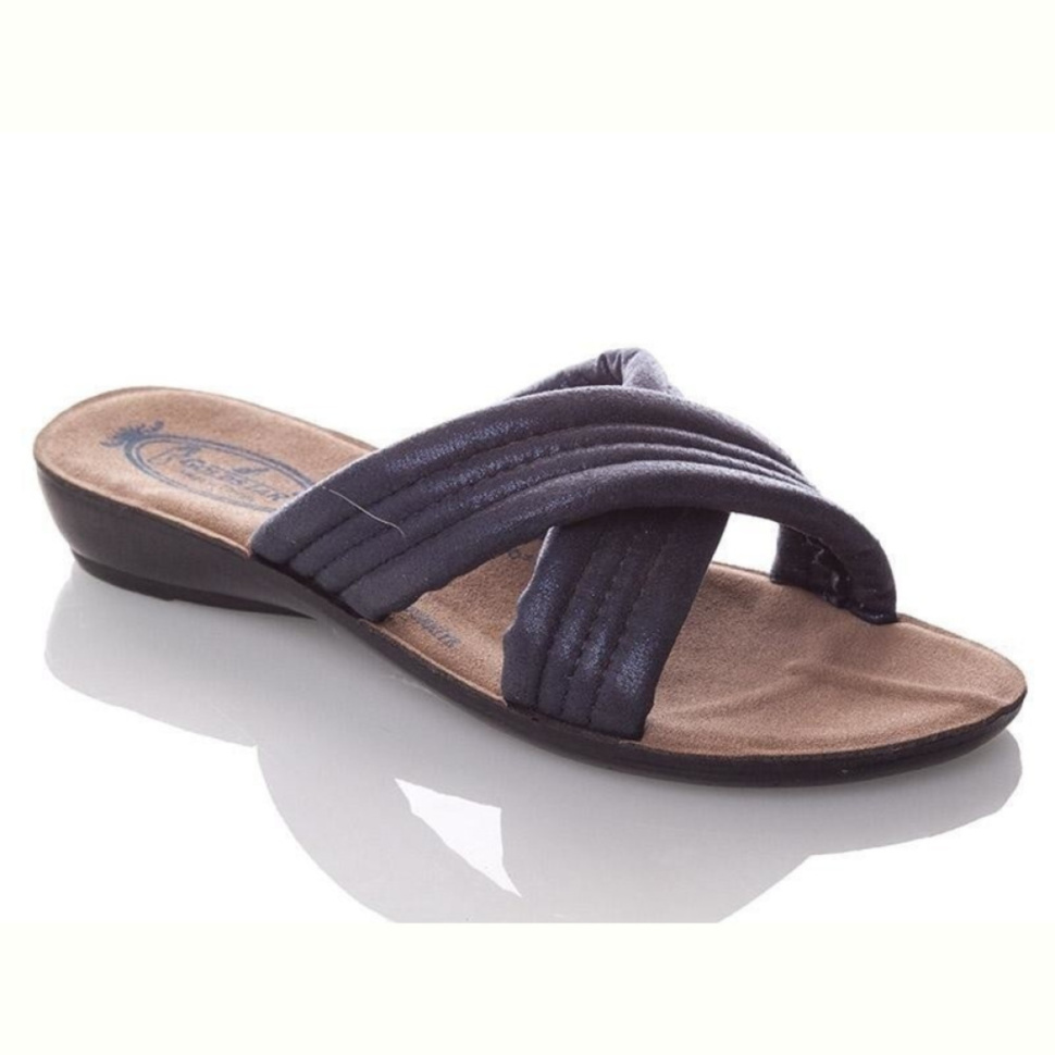 Шлепки DeMur W7153-blue