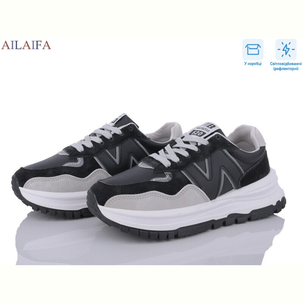 Кроссовки Ailaifa M507 black