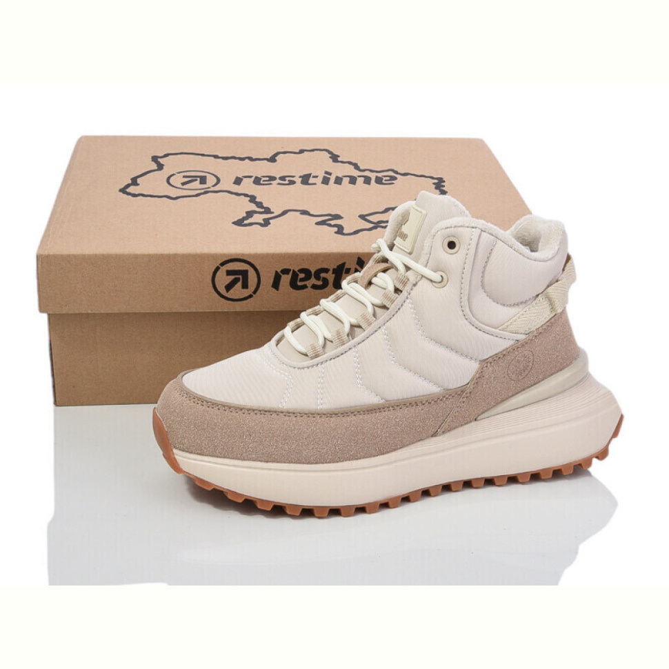 Ботинки Restime AWZ24295 beige