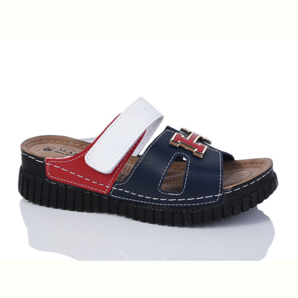 Шлепки Sali-2 08-01 синій