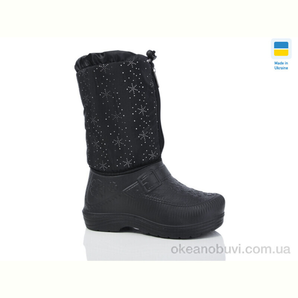Сапоги из пены SANLIN БЖ06 чорний сніжинка Сапоги из пены SANLIN БЖ06 чорний сніжинка