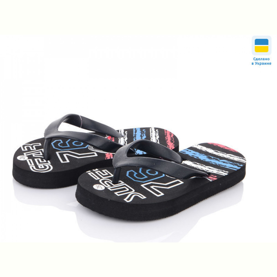 Шлепки КалориЯ PV6481 чорний