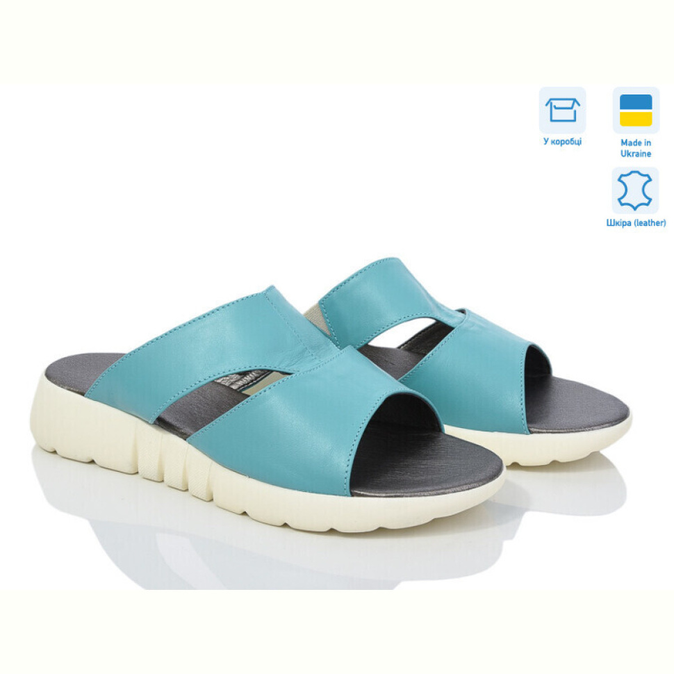 Шлепки A.Dama MV185 бірюза Шлепки A.Dama MV185 бірюза