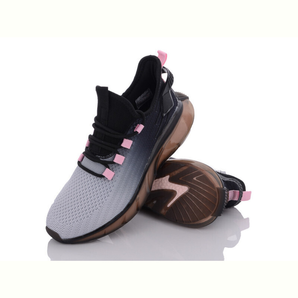 Кроссовки Violeta 24-139 grey-black-pink