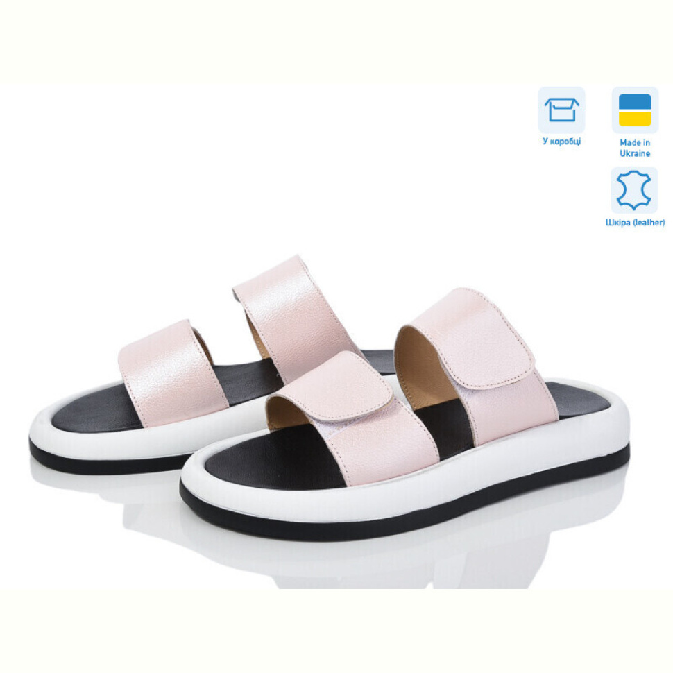 Шлепки A.Dama MV135 пудра