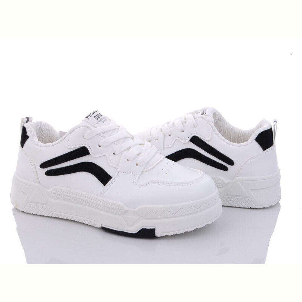 Кроссовки Violeta 45-95 white-black